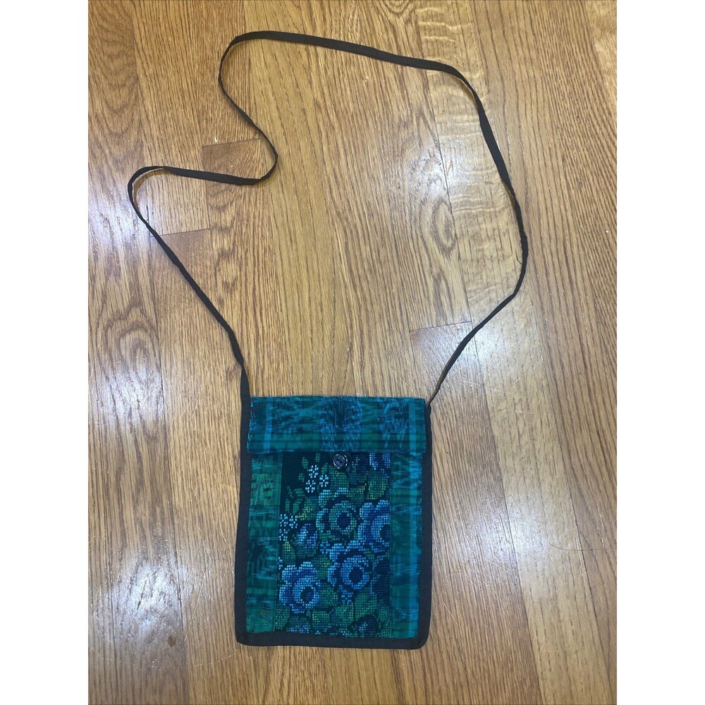 Travel Pouch Neck Passport Holder Green Cellphone Mini Cross Body Bag Strap